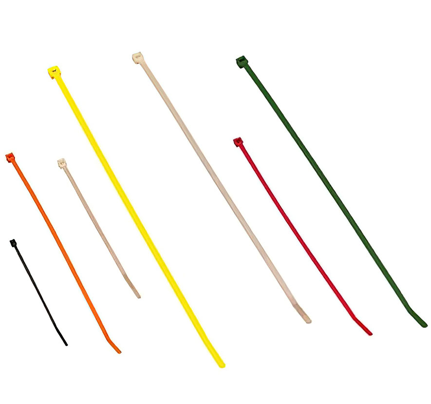 4" Colored Nylon Cable Ties (Bag of 1,000)
