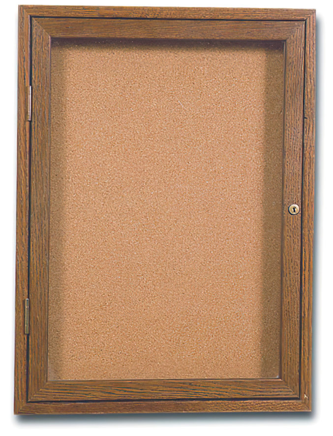 18" x 24" Wood Enclosed Corkboard