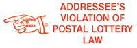 N18-000 PROCESSING STAMP-RTS ADDRESSEE'S
