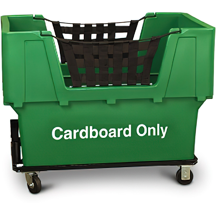 Green Container Truck - "Cardboard Only"