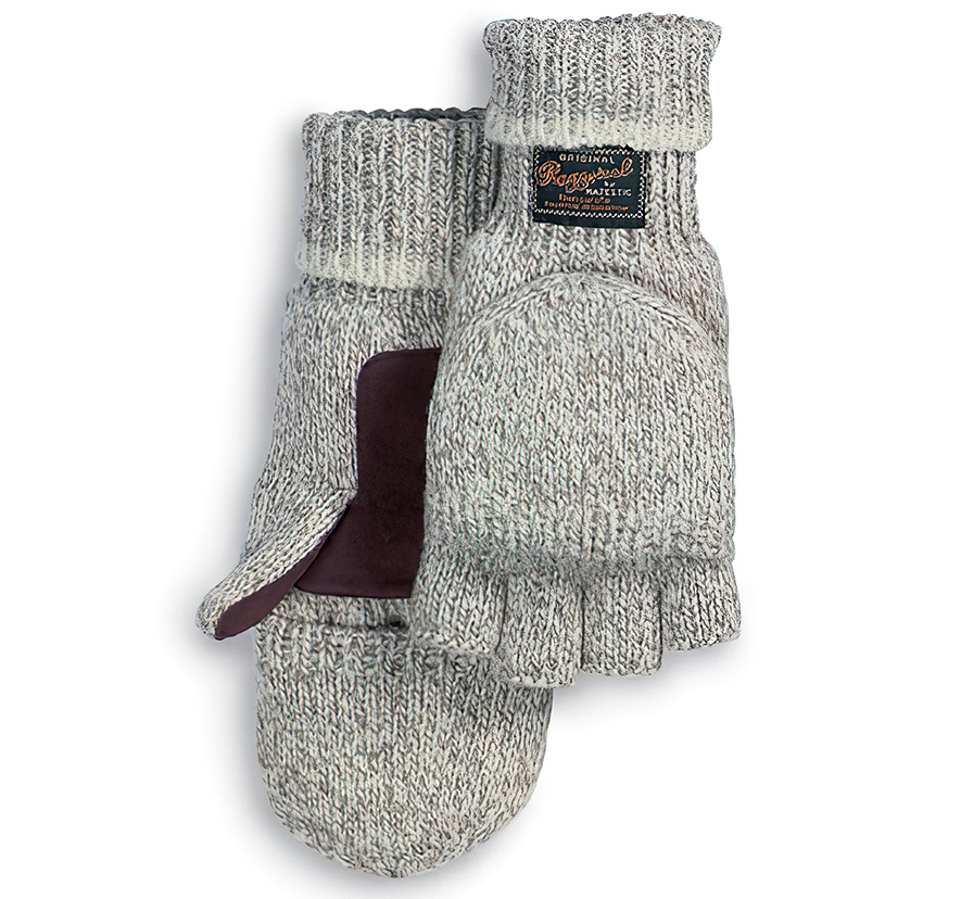 N1021973-LLV Winter Gloves, Knit Fingerless with Hood, Large, N1021973