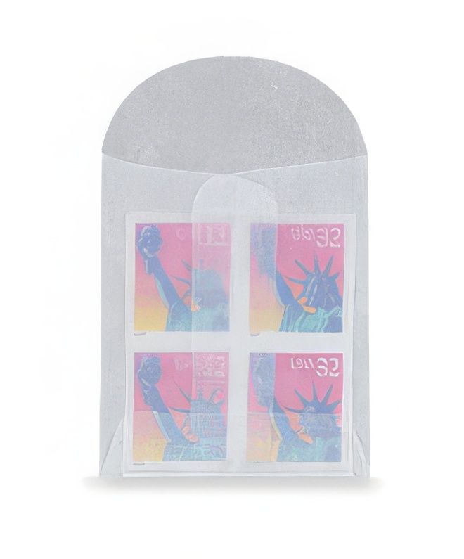Glassine Open End Center Seam Envelopes 3 1/8 x 5 1/2 50 pack G6